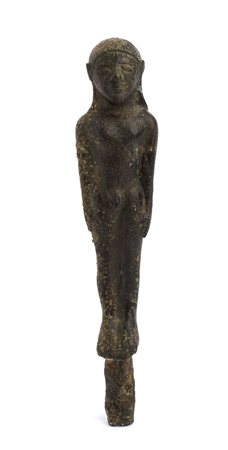 Etruscan Bronze Kouros, 6th century BC; height cm 11