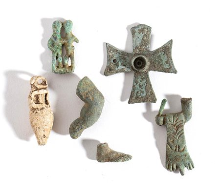 Group of Bronze and Lead Roman and Byzantine Items, 1st - 7th century AD; length max cm 4,5 - min cm 2