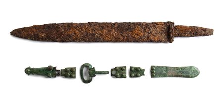 Early Medieval Seax, 7th - 8th century AD; length cm 46,5