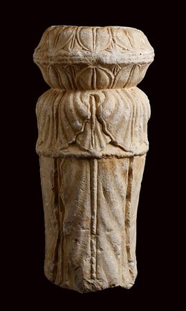 Roman Marble Candelabrum Shaft, 1st century BC - 1st century AD; height cm 33