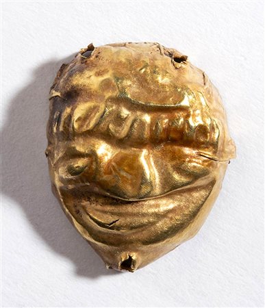 Etruscan Gold Mask, 5th - 4th century BC; height cm 2; 