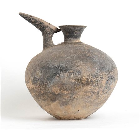 Iranian Amlash Culture Big Spouted Jar, 9th - 8th century BC; height cm 33; diam. cm 9