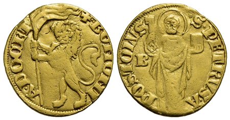 BOLOGNA - Repubblica (1376-1401) - Bolognino d'oro - Leone rampante a s. - R/ Il Santo stante di fro