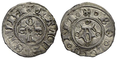 BOLOGNA - Repubblica (1376-1401) - Bolognino - Grande A - R/ ORVM a croce - (AG g. 1,16) R CNI 31/36