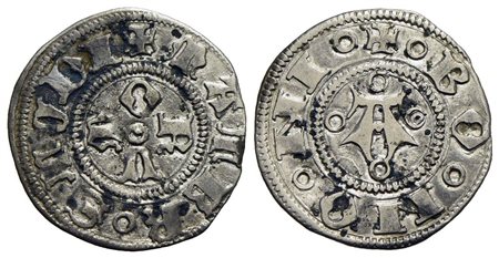 BOLOGNA - Repubblica (1376-1401) - Bolognino - Grande A - R/ ORVM a croce - (AG g. 1,14) R CNI 31/36