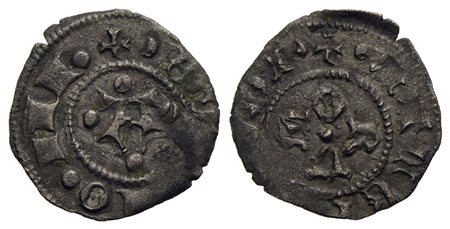 BOLOGNA - Repubblica (1376-1401) - Quattrino - Grande A - R/ ORVM a croce - (MI g. 0,37) RR CNI 37/4