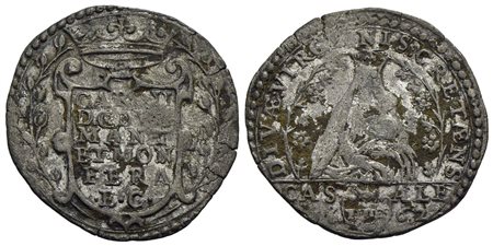 CASALE - Carlo II Gonzaga (1647-1665) - 2 Reali - 1662 - Scritta in cartella coronata - R/ La Beata 