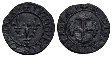 MILANO - Ludovico XII D'Orleans (1500-1512) - Trillina - Tre gigli - R/ Croce - (MI g. 1,1) NC Cripp