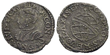 MIRANDOLA - Ludovico II Pico (1550-1568) - Colombina - Busto a s. - R/ Sfera armillare - (AG g. 1,06