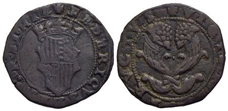 NAPOLI - Federico III d’Aragona (1496-1501) - Grano - Stemma coronato - R/ Due cornucopie legate - (