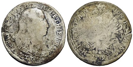 PALERMO - Ferdinando III di Borbone (1759-1816) - 6 Tarì - 1798 - AG Spahr 45/46; Mont. 299/300 Con 