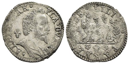 PARMA - Alessandro Farnese (1586-1591) - Cavallotto - Busto corazzato a d. - R/ Toro andante a s. tr