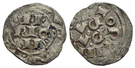 PAVIA - Federico II di Svevia (1220-1250) - Denaro - (MI g. 0,62) CNI 17/22; MIR 841 Scritta a china