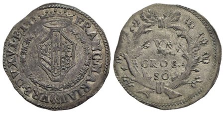 URBINO - Francesco Maria II della Rovere (1574-1624) - Grosso - Stemma coronato - R/ Scritta entro r