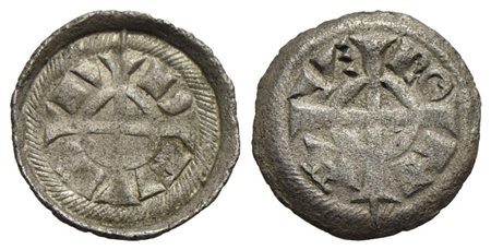 VERONA - Federico II di Svevia (1218-1250) - Denaro piccolo scodellato - Croce intersecante - R/ Cro