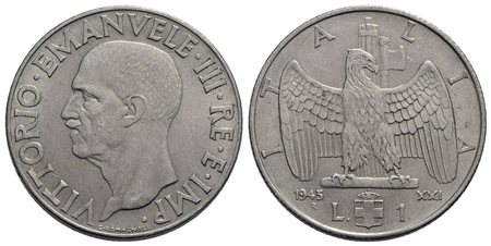 Vittorio Emanuele III (1900-1943) - Lira - 1943 XXI Impero - Ac R Pag. 797; Mont. 232<br>qFDC/FDC