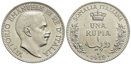 Somalia - Rupia - 1912 - AG R Pag. 959; Mont. 441<br>qFDC