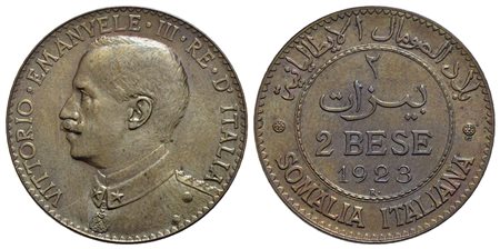 Somalia - 2 Bese - 1923 - CU R Pag. 983; Mont. 469<br>FDC