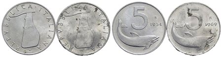 Repubblica Italiana (emissioni in lire) (1946-2001) - 5 Lire - 1969 - IT NC Mont. 15 1 della data ro