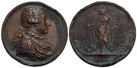 SAVOIA - Vittorio Amedeo III (1773-1796) - Medaglia - 1789 - Società l'agricoltura - Busto a d. - R/