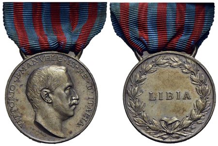 SAVOIA - Vittorio Emanuele III (1900-1943) - Medaglia - Campagna di Libia - Testa a d. - R/ LIBIA Op