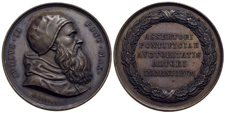 PAPALI - Giulio II (1503-1513) - Medaglia - Busto a d. - R/ Assertori pontificiae auctoritatis altor