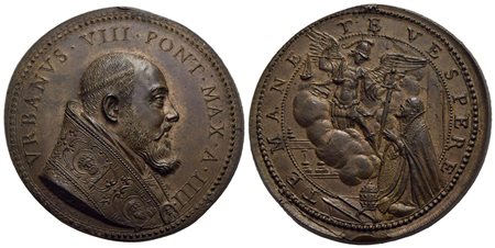 PAPALI - Urbano VIII (1623-1644) - Medaglia - 1627 A. IV - 3° anniversario dell'Incoronazione - Bust