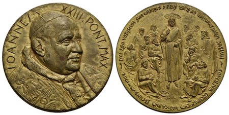 PAPALI - Giovanni XXIII (1958-1963) - Medaglia - 1962 - Concilio Vaticano II - Gesú con gli Apostoli