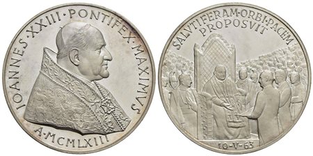 PAPALI - Giovanni XXIII (1958-1963) - Medaglia - 1963 - Premio Balzan - Busto a d. - R/ Il Pontefice