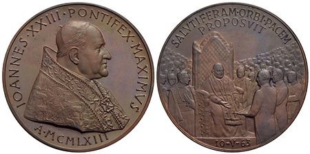 PAPALI - Giovanni XXIII (1958-1963) - Medaglia - 1963 - Pemio Balzan - Busto a d. - R/ Il Pontefice 