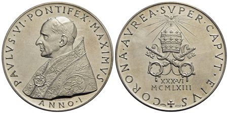 PAPALI - Paolo VI (1963-1978) - Medaglia - A. I - AG<br>FDC