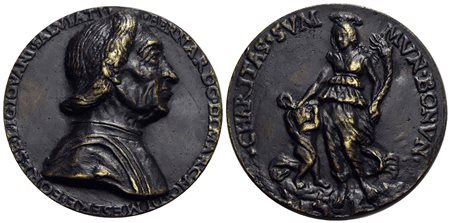 PERSONAGGI - Bernardo Salviati (Gonfalone di Firenze) (1404-1486) - Medaglia - Busto a d. - R/ La Ca