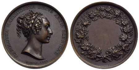 PERSONAGGI - Carlotta Marchionni (attrice) (1796-1861) - Medaglia - 1822 Opus: Putinati Ø: 42 mm. - 