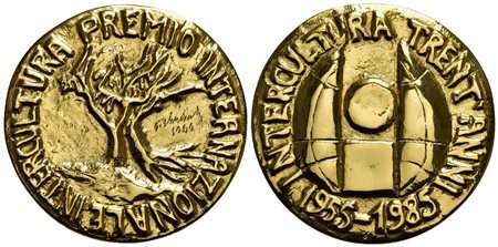 VARIE - Medaglia - INTERCULTURA - 1955-1985 30° Premio internazionale - Simbolo - R/ Albero Ø: 81 mm