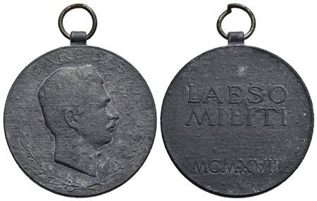 AUSTRIA - Carlo I (1916-1918) - Medaglia - 1918 - Medaglia almerito feriti di guerra 1914-18 - Testa