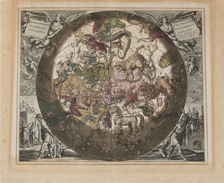 CELLARIUS Andreas (1596-1665) - Haemisphaerium Stellatum Boreale Cum Subiecto H