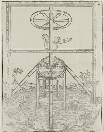 CEREDI, Giuseppe (c.1520-70) - Tre discorsi sopra il modo d'alzar acque da luog
