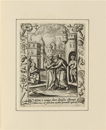 COLLAERT Adriaen (1560-1618) - Virginis Mariae vita. Anversa: Collaert, [ca. 16