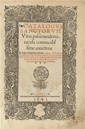 NATALI, Pietro (attivo 1370-1400) - Catalogus sanctorum. Vitas passiones & mira