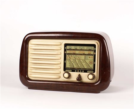 RADIO GELOSO anno 1953 Modello "G107 serie Anie", in radica Dim. 24,5x38x16 cm.