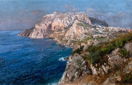 Enrico Gargiulo (Sorrento 1881-1948)  - Veduta di Capri