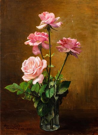 Edoardo Gioja (Roma 1862-Londra 1937)  - Rose