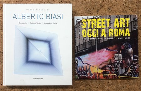 ALBERTO BIASI E STREET ART - Lotto unico di 2 cataloghi:
