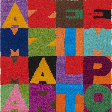 ALIGHIERO BOETTI
Ammazzare il tempo, 1987 