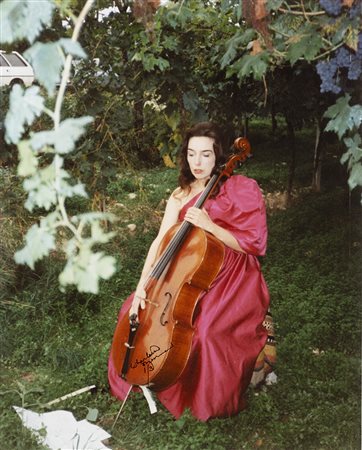 CHARLOTTE MOORMAN
Per Arco by Giuseppe Chiari, 1984