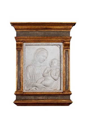 Scuola italiana, secolo XIX - Madonna con Bambino 