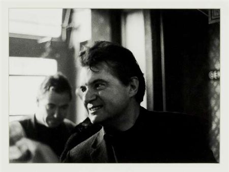 Mario Dondero Francis Bacon fotografia ai sali d'argento B/N stampata su...