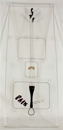 Nam June-Paik & Charlotte Moorman Cello, 1989 assemblaggio di vari materiali...