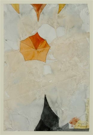 Ladislav Novak Senza titolo, 1979 decollage, cm. 66x48 Firma in basso a dx...