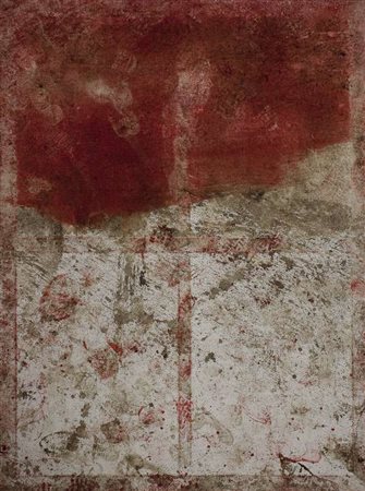 Hermann Nitsch Senza titolo, 1998 olio su tela, cm. 200x150 Firma sul retro...